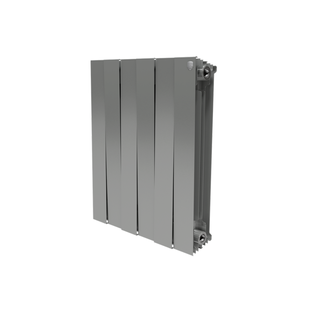Радиатор биметаллический Royal Thermo Piano Forte 500/100 Silver Satin 6 секций